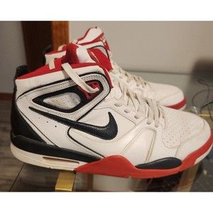 Nike Mens Air Flight Falcon 397204-126 White/red Sneakers